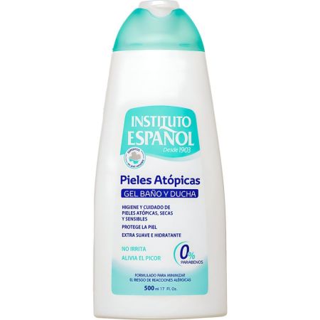 Instituto Español Pieles Atópicas Gel De Baño Gel de ducha extrasuave e hidratante protege la piel no irrita y alivia el picor