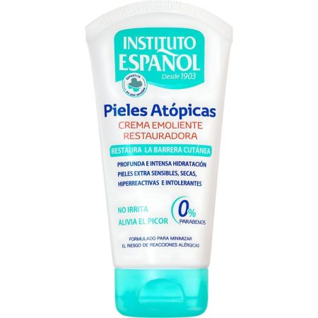 Instituto Español Pieles Atópicas Crema Corporal Crema corporal emoliente restauradora protege la piel no irrita y alivia el picor 150 ml