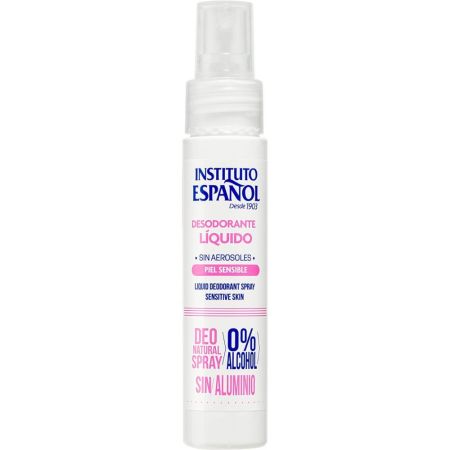 Instituto Español Piel Sensible Desodorante Líquido Spray Desodorante sin alcohol protege proporcionando sensación reconfortante todo el día 50 ml