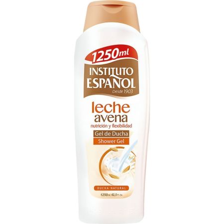 Instituto Español Leche Y Avena Gel De Ducha Gel de ducha ofrece nutrición y flexibilidad para una piel sana limpia luminosa y elástica 1250 ml