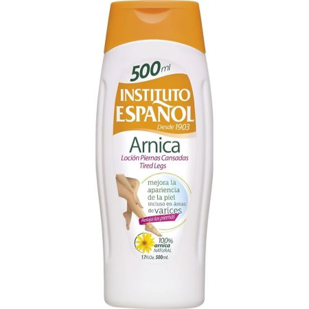 Instituto Español Arnica Loción Piernas Cansadas Loción corporal reduce el cansancio de las piernas y mejora la apariencia de la piel 500 ml