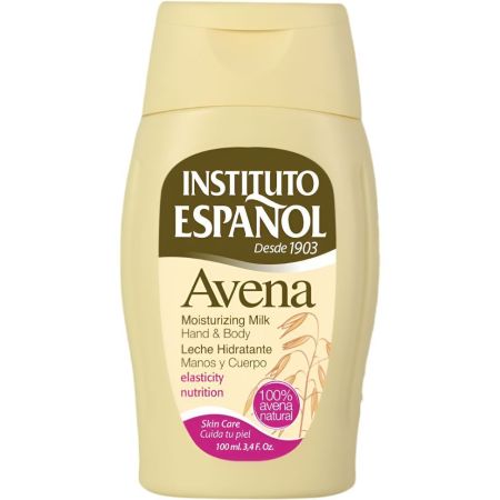 Instituto Español Avena Leche Hidratante Loción hidratante para cuerpo y manos nutre de forma intensiva y refuerza la barrera 100 ml