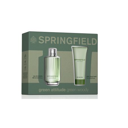 Springfield Green Attitude Green Woody Estuche Eau de toilette para hombre 100 ml