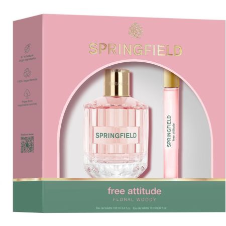 Springfield Free Attitude Estuche Eau de toilette para mujer 100 ml