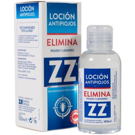 Zz Loción Antipiojos Elimina Piojos Y Liendres Loción pediculicida con permetrina 100 ml