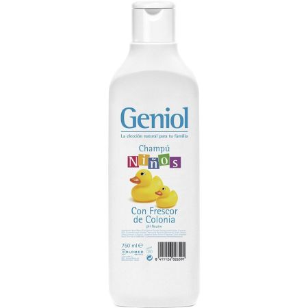 Geniol Niños Champú Champú infantil limpia suavemente con frescor de colonia 750 ml