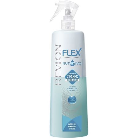 Flex Nutritivo Acondicionador 2 Fases Sin Aclarado Acondicionador extrasuave hidrata nutre aporta brillo y desenreda 400 ml