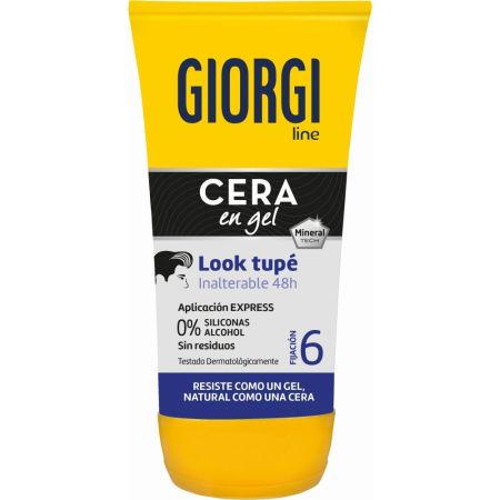 Giorgi Look Tupé Cera En Gel  Nº6 Cera capilar crea tu tupé con un volumen flexible y resistente de larga duración 145 ml