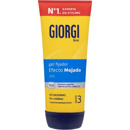 Giorgi Efecto Mojado 48h Gel Fijador Nº3 Gomina de larga duración efecto mojado y acabado brillante 170 ml