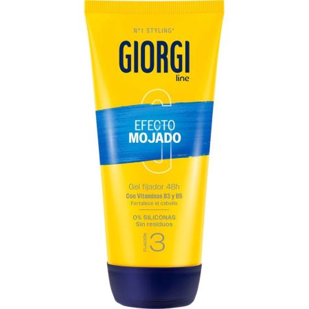 Giorgi Efecto Mojado 48h Gel Fijador Nº3 Gomina de larga duración efecto mojado y acabado brillante 170 ml