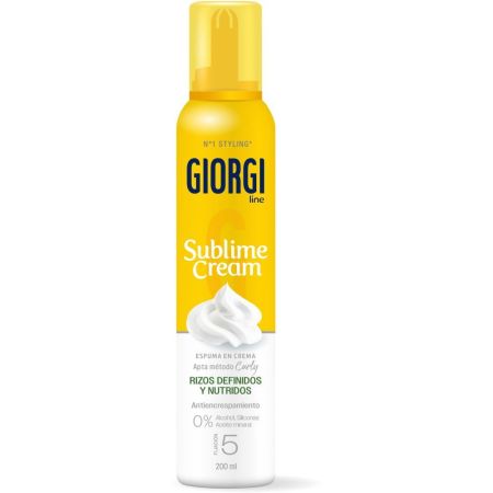 Giorgi Sublime Cream Rizos Definidos Y Nutridos Espuma En Crema Nº5 Espuma en crema rizos perfectos y definidos 200 ml