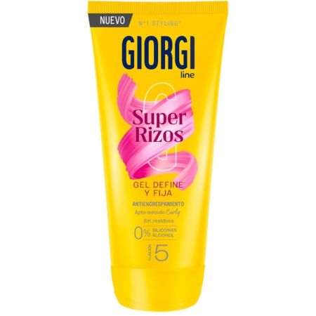 Giorgi Super Rizos Gel Nº5 Gomina de alta definición para rizos ultradefinidos y más duraderos 170 ml