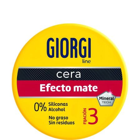 Giorgi Cera Efecto Mate Fijación Y Textura Nº3 Cera capilar ayuda a definir mechones y a crear puntas con un acabado 100% natural y matificado 75 ml