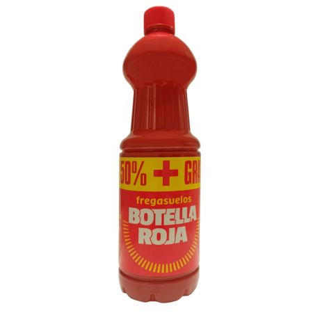 Botella Roja Fregasuelos Formato Especial Fregasuelos limpia abrillanta y perfuma 1500 ml