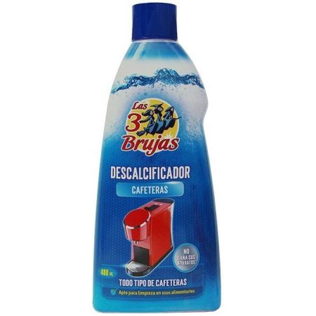 Las 3 Brujas Descalcificador Cafeteras Descalcificador de cafeteras protege y garantiza el correcto funcionamiento 480 ml