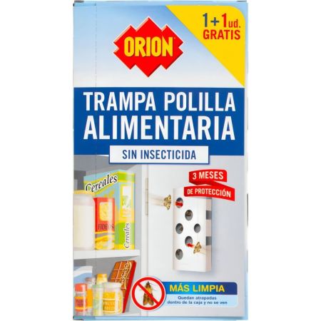 Orion Respect Trampa Polilla Alimentaria Formato Especial Trampa antipolillas protector de alimentos hasta 6 semanas de eficacia 2 uds