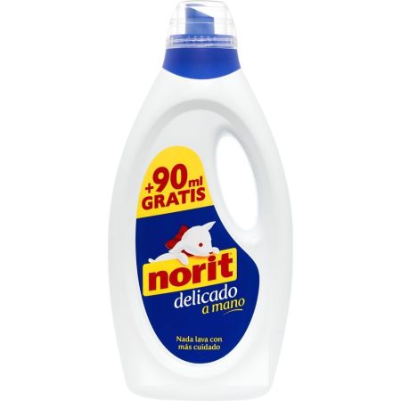 Norit Detergente Delicado A Mano Detergente líquido hipoalergénico ideal para lavar las prendas más delicadas a mano