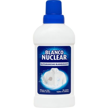 Iberia Blanqueador Blanco Nuclear Blanqueador ilumina el blanco y elimina manchas roces y suciedad 500 ml