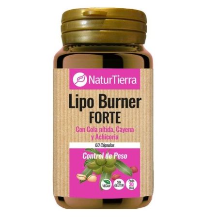 Naturtierra Lipo Burner Complemento Alimenticio Complemento alimenticio ayuda a mantener un peso ideal 60 uds