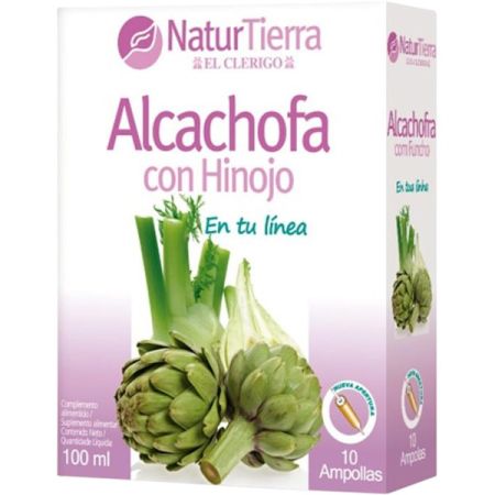 Naturtierra Alcachofa Con Hinojo Complemento Alimenticio Complemento alimenticio ayuda a una correcta digestión y a mantener un hígado sano 10 uds