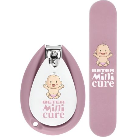 Beter Kit Minicure Bebé Set para las uñas del bebé facilita el corte preciso y limpio y perfila pequeñas aristas