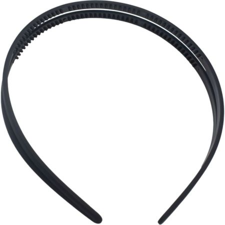 Beter Diadema Doble Negra Trendy Classics Diadema de doble tira en negro y acabado mate 1 ud