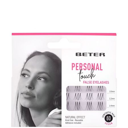 Beter Personal Touch False Eyelashes Nº 255 Pestañas postizas individuales reutilizables rellenan los espacios y añaden volumen 24 uds