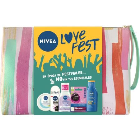 Nivea Love Fest Neceser Set con esenciales que necestias para una buena fiesta