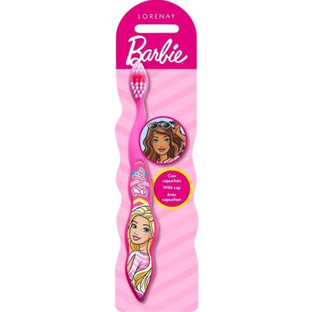 Barbie Cepillo De Dientes Con Capuchón Cepillo de dientes infantil ayuda a conseguir una higiene bucal divertida y alegre