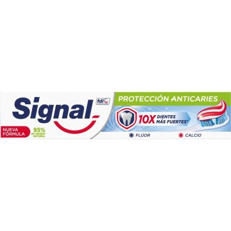 Signal Dentífrico Protección Anticaries Pasta de dientes ayuda a prevenir los primeros signos invisibles de las caries 75 ml