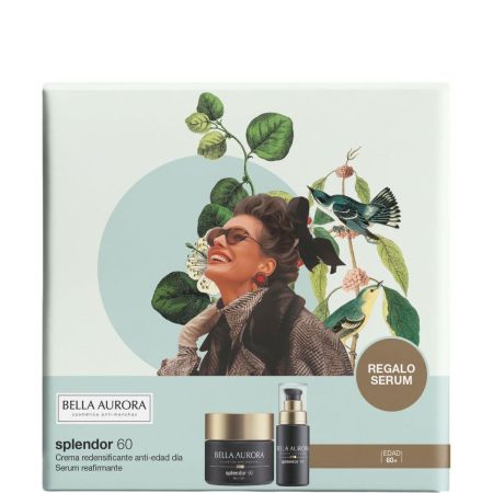 Bella Aurora Splendor 60 Día Tratamiento Anti-Edad Spf 20 Estuche Tratamiento de día antimanchas rejuvenecedor reafirmante con flor de edelweiss y ácido hialurónico