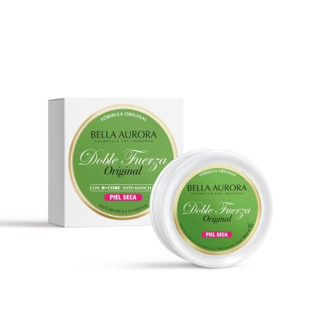 Bella Aurora Doble Fuerza Original Con B Core Piel Seca Crema de día antimanchas aclara e ilumina el cutis de manera progresiva e instantánea 30 ml