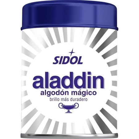 Aladdin Sidol Algodón Mágico Limpiador abrillantador de plata y metales 75 gr