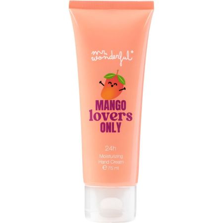 Mr. Wonderful Mango Lovers Only Moisturizing Hand Cream Crema de manos hidratante de origen natural y rápida absorción 24 horas con aroma a mango 75 ml