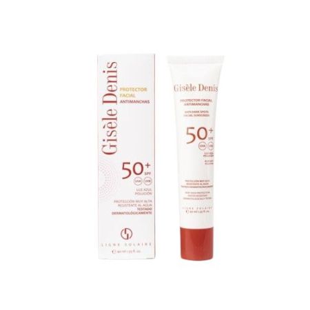 Gisele Denis Antimanchas Protector Facial Spf 50+ Protector facial resistente al agua antimanchas hidrata y nutre 40 ml