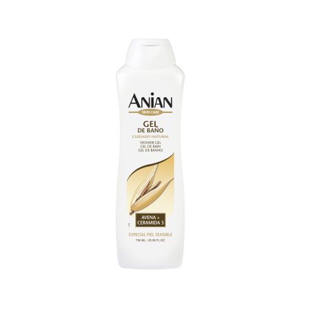 Anian Skin Care Avena+Ceramida 3 Gel De Baño Gel de ducha protege y cuida con avena y ceramida 750 ml