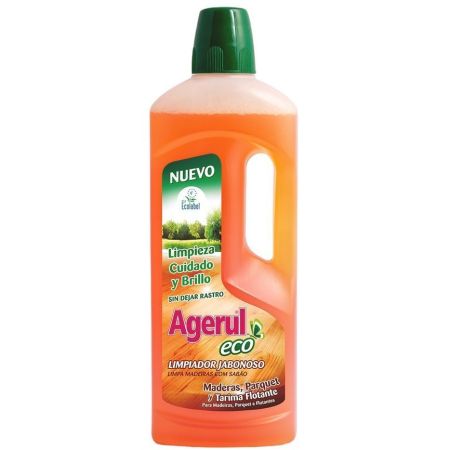 Agerul Eco Limpiador Jabonoso Limpieza Cuidado Y Brillo Limpiador jabonoso de madera ecológico ataca la suciedad y desengrasa 750 ml