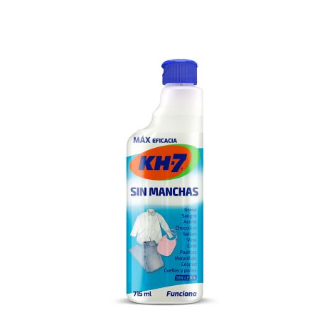 Kh-7 Quitamanchas Sin Manchas Recarga Quitamanchas sin lejía para ropa blanca y de color 715 ml