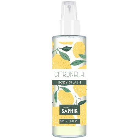 Saphir Citronela Body Splash Repelente corporal natural de insectos especialmente mosquitos con aroma 200 ml