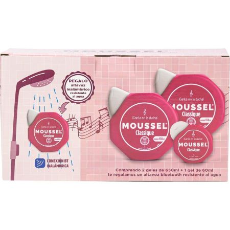 Moussel Neceser Rutina de ducha gel con espuma y aroma suave