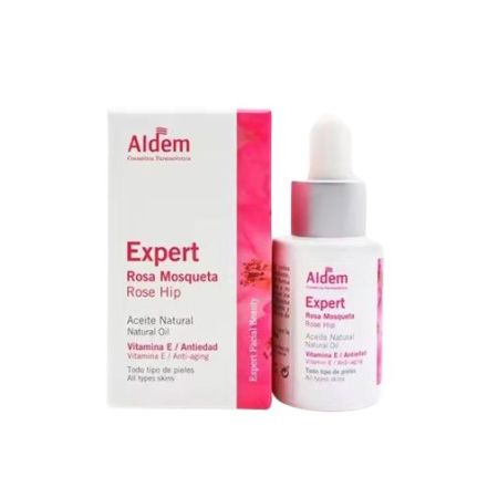 Aldem Expert Rosa Mosqueta Aceite puro de rosa mosqueta regenerador natural rejuvenece e ilumina tu piel 30 ml