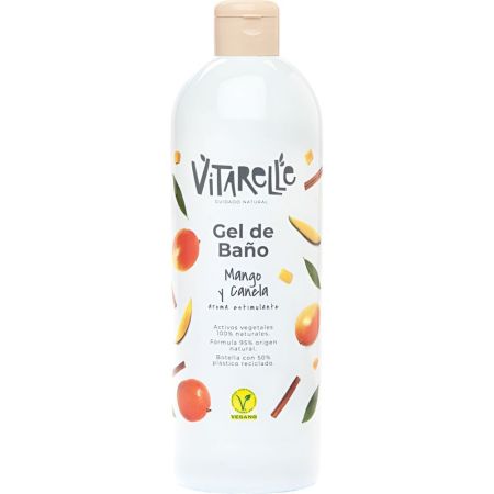 Vitarelle Mango Y Canela Gel De Baño Gel de ducha vegano con aroma estimulante 750 ml