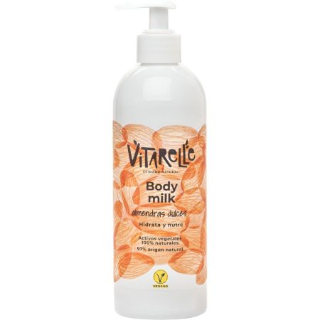 Vitarelle Body Milk Almendras Dulces Leche corporal vegana hidrata y nutre con delicioso aroma 400 ml