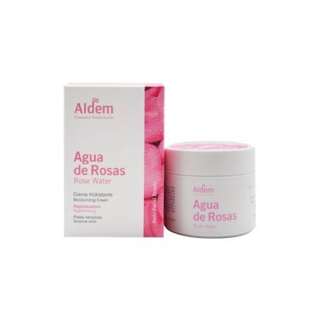 Aldem Agua De Rosas Crema Hidratante Crema regeneradora restaura la barrera protectora piel saludable 50 ml