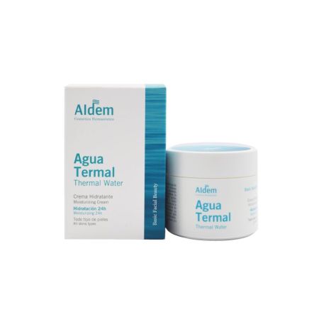 Aldem Agua Termal Crema Hidratante Crema restaura la luminosidad para sensación de calma y frescor 24 horas 50 ml