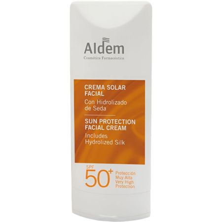 Aldem Crema Solar Facial Spf 50+ Crema antioxidante perfeccionadora e hidratante acabado uniforme y luminoso 50 ml