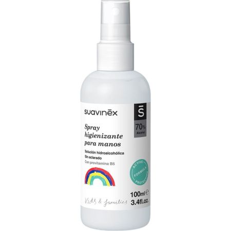 Suavinex Spray Higienizante Para Manos Spray higienizante para manos sin aclarado limpia sin resecar con vitamina b5 100 ml