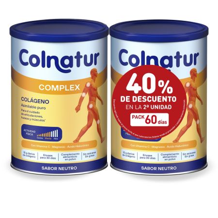 Colnatur Complex Colageno natural sabor muy neutro 330 gr.pack 2ud40%