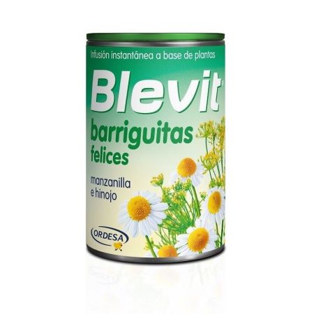 Blevit Infusión Barriguitas Felices Infusión natural instantánea favorece la digestión alivia los cólicos y otras molestias 150 gr