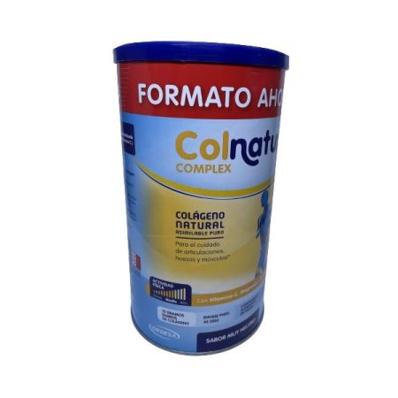 Colnatur Colágeno Natural Complemento Alimenticio Formato Ahorro Complemento alimenticio en polvo a base de proteína colágeno hidrolizada 495 gr